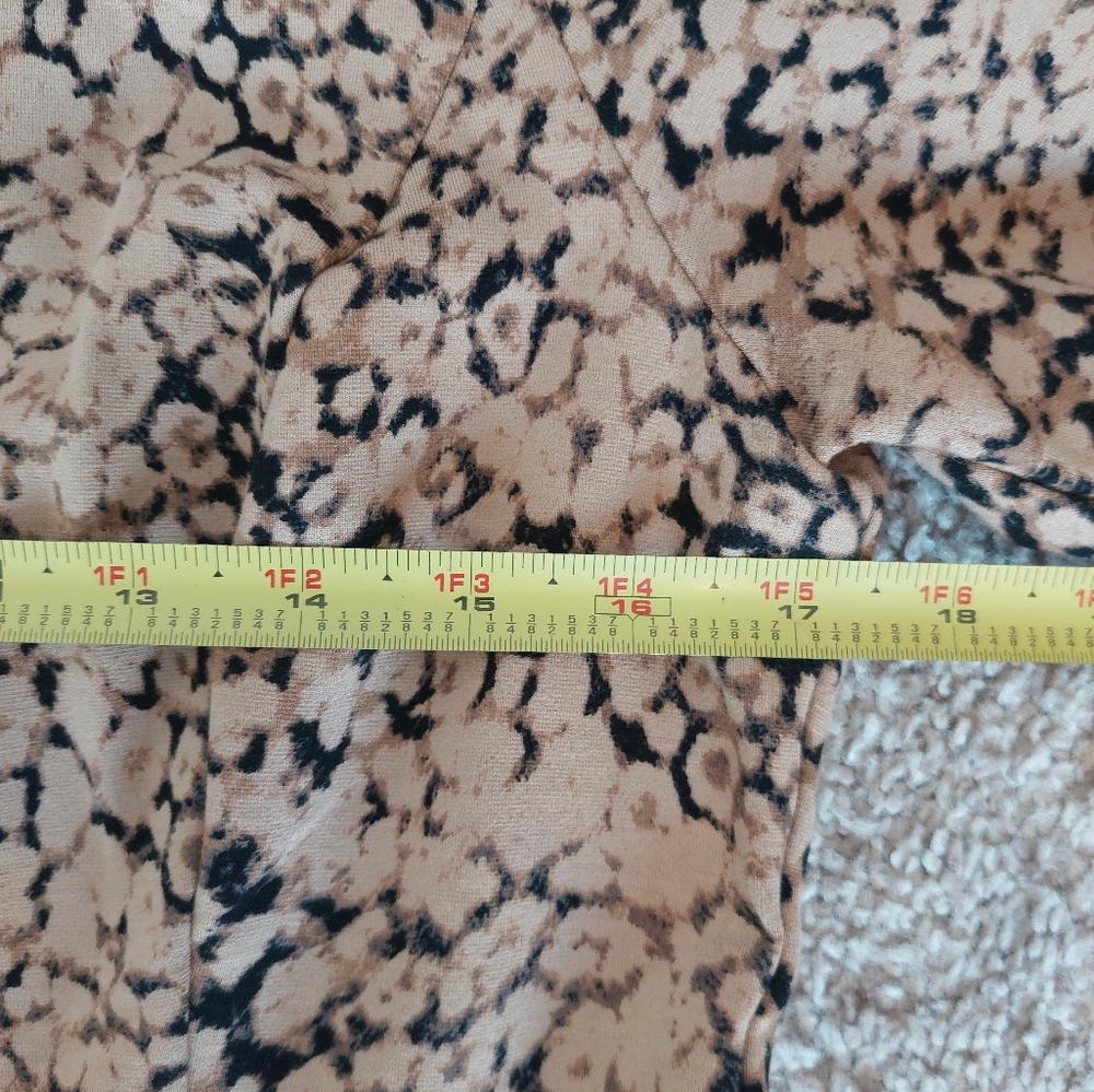 Land's End Animal Print Dress Size 10‎ Petite - Picture 6 of 8